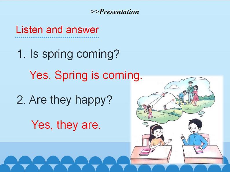 陕旅版（三年级起）小学五年级英语下册 Unit 2 Spring Is Coming   课件1第5页