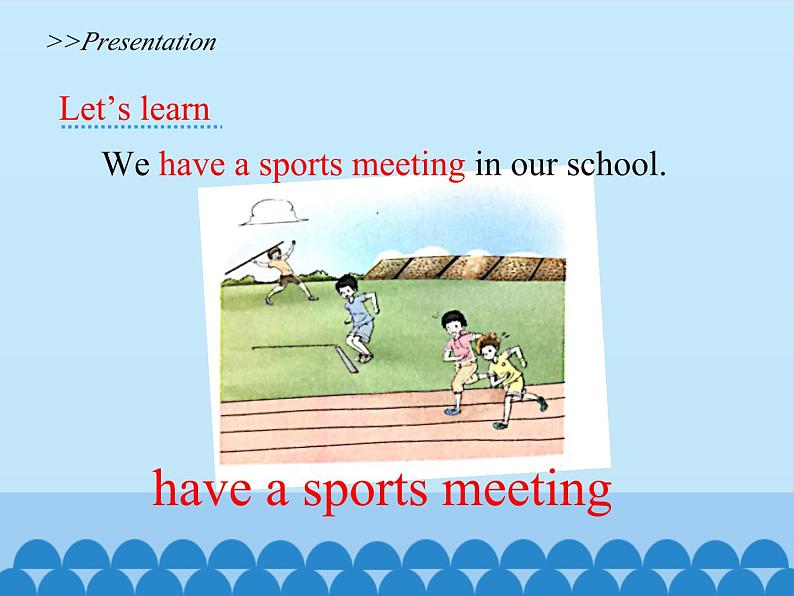 陕旅版（三年级起）小学六年级英语下册 Unit 4 At the Sports Meeting   课件第4页