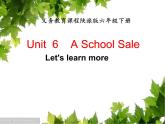 陕旅版（三年级起）小学六年级英语下册 Unit 6 A School Sale   课件4