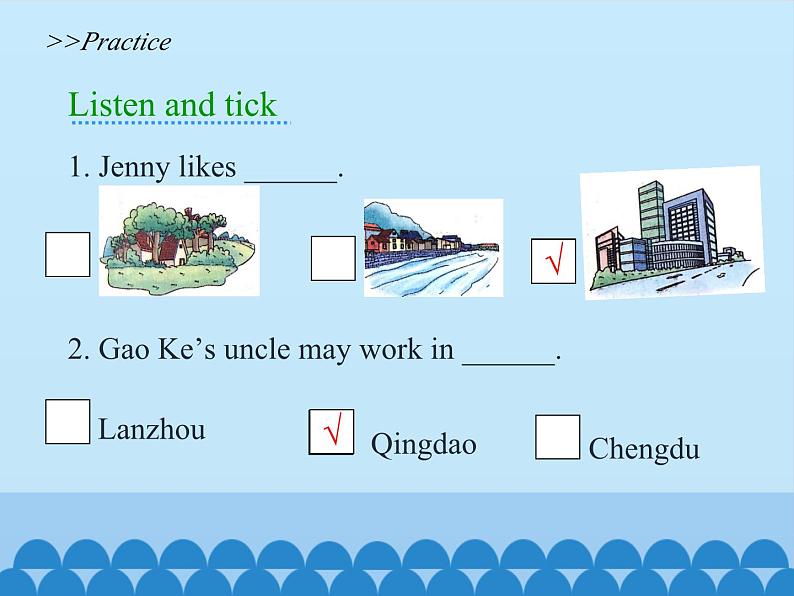 陕旅版（三年级起）小学六年级英语下册 Unit 7 Shanghai Is in the Southeast of China   课件08