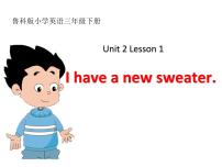 小学英语鲁科版 (五四制)三年级下册Unit 2 ClothesLesson 1 I have a new sweater.示范课ppt课件