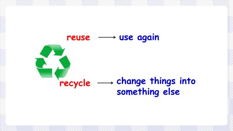 牛津译林版英语六年级上册 Project 2 Reuse and recycle 课件07
