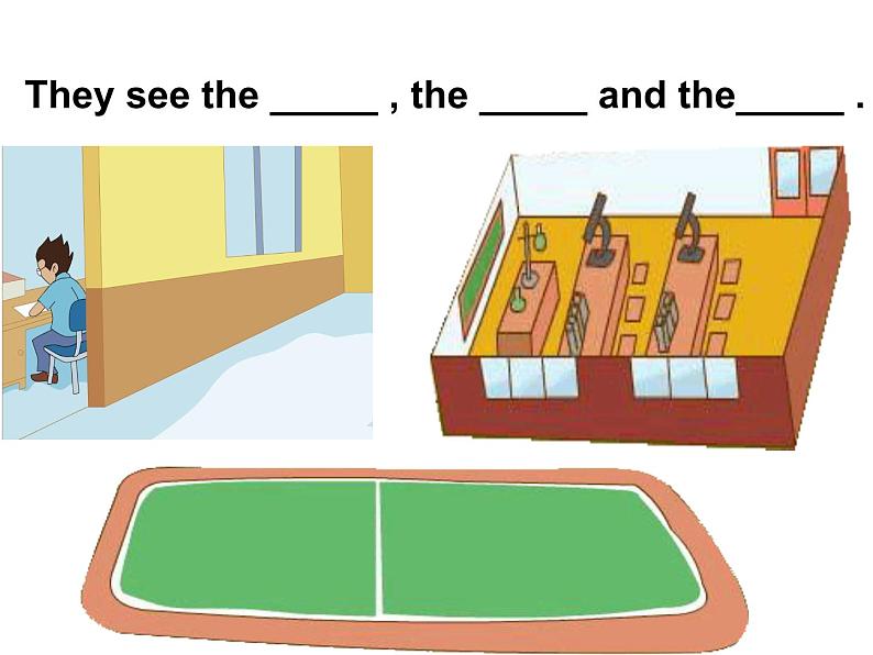 鲁科版（五四制）小学三年级英语下册 Unit 5 School  Lesson 1    课件第7页