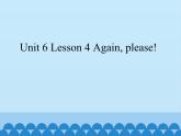 鲁科版（五四制）小学三年级英语下册 Unit 6 Time  Lesson 4   课件