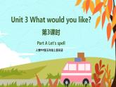 人教PEP五上英语 Unit3 Part A Let's spell 课件+教案+音视频素材