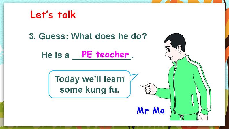 人教PEP五上英语 Unit 4 Part B Let’s try & Let’s talk 课件+教案+音视频素材07