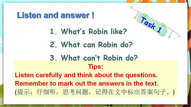 人教PEP五上英语 Unit 4 Part B Read and write & Let’s check 课件+教案+音视频素材05