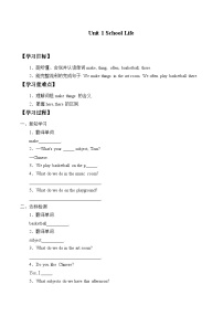 小学英语鲁科版 (五四制)四年级上册Lesson 4 Again, please!学案