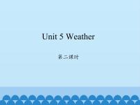 英语四年级上册Unit 5 WeatherLesson 2 It's snowing.课文内容ppt课件