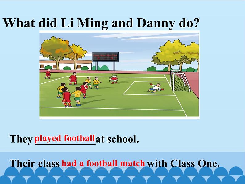 鲁科版（五四制）小学五年级英语上册 Unit 5 Sports  Lesson 3   课件02