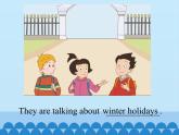 鲁科版（五四制）小学五年级英语下册 Unit 1 Winter Holidays  Lesson 1   课件