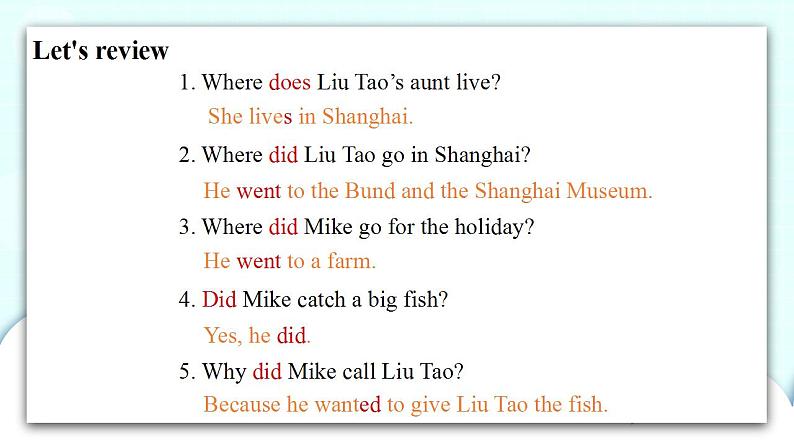 译林版英语六年级上册 Unit 3 第2课时 PPT课件05