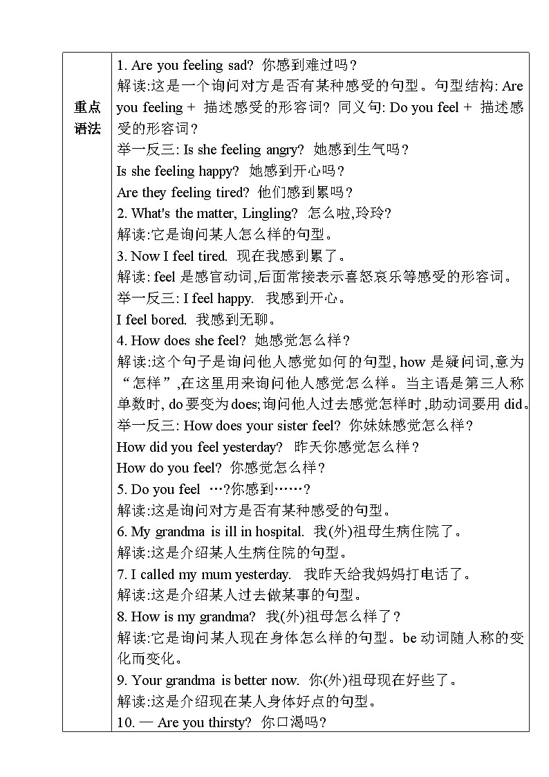 【同步导学案】外研版（三起）英语五年级上册-第九模块学案（导学案）02