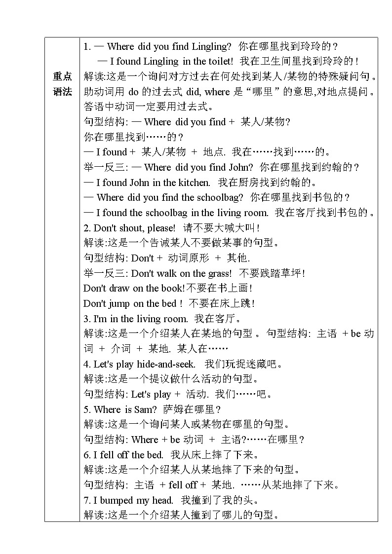 【同步导学案】外研版（三起）英语五年级上册-第十模块学案（导学案）02