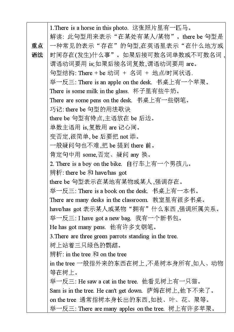 【同步导学案】外研版（三起）英语四年级上册-第七模块学案（导学案）第2页
