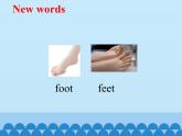 川教版（三年级起点）小学三年级英语上册 Lesson W  One Foot and Tow Feet   课件