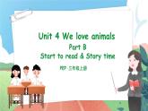 【核心素养目标】人教版PEP小学英语 三年级上册 Unit 4 We love animals Part B Start to read课件+教案+练习（含教学反思和答案）