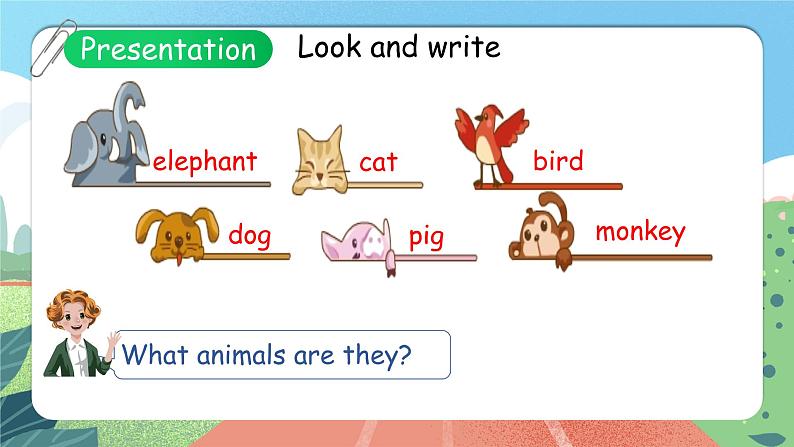 【核心素养目标】人教版PEP小学英语 三年级上册 Unit 4 We love animals Part B Start to read课件第7页