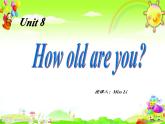 科普版（三年级起点）小学英语三年级上册  Lesson 5   How old are you  课件1