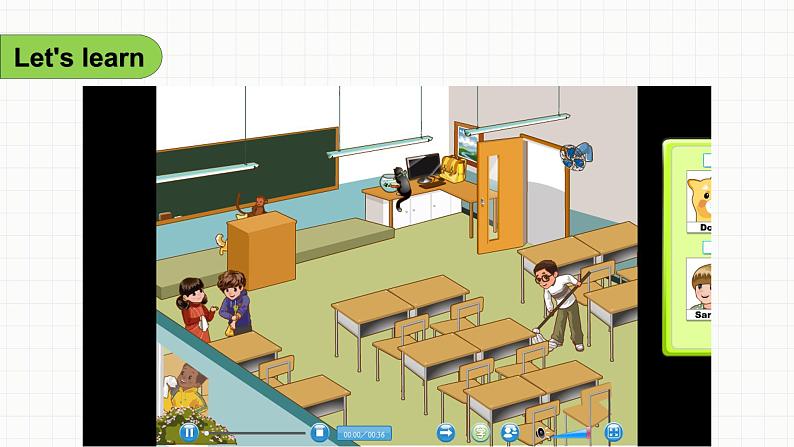 Unit 1 My classroom Part B Let's learn（课件+素材）人教PEP版英语四年级上册04