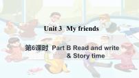 人教版 (PEP)四年级上册Unit 3 My friends Part B图文ppt课件