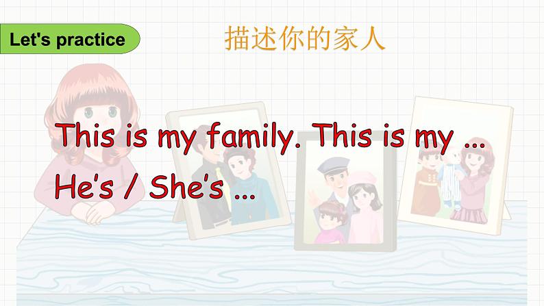 Unit 6 Meet my family! Part A Let's learn（课件+素材）人教PEP版英语四年级上册07