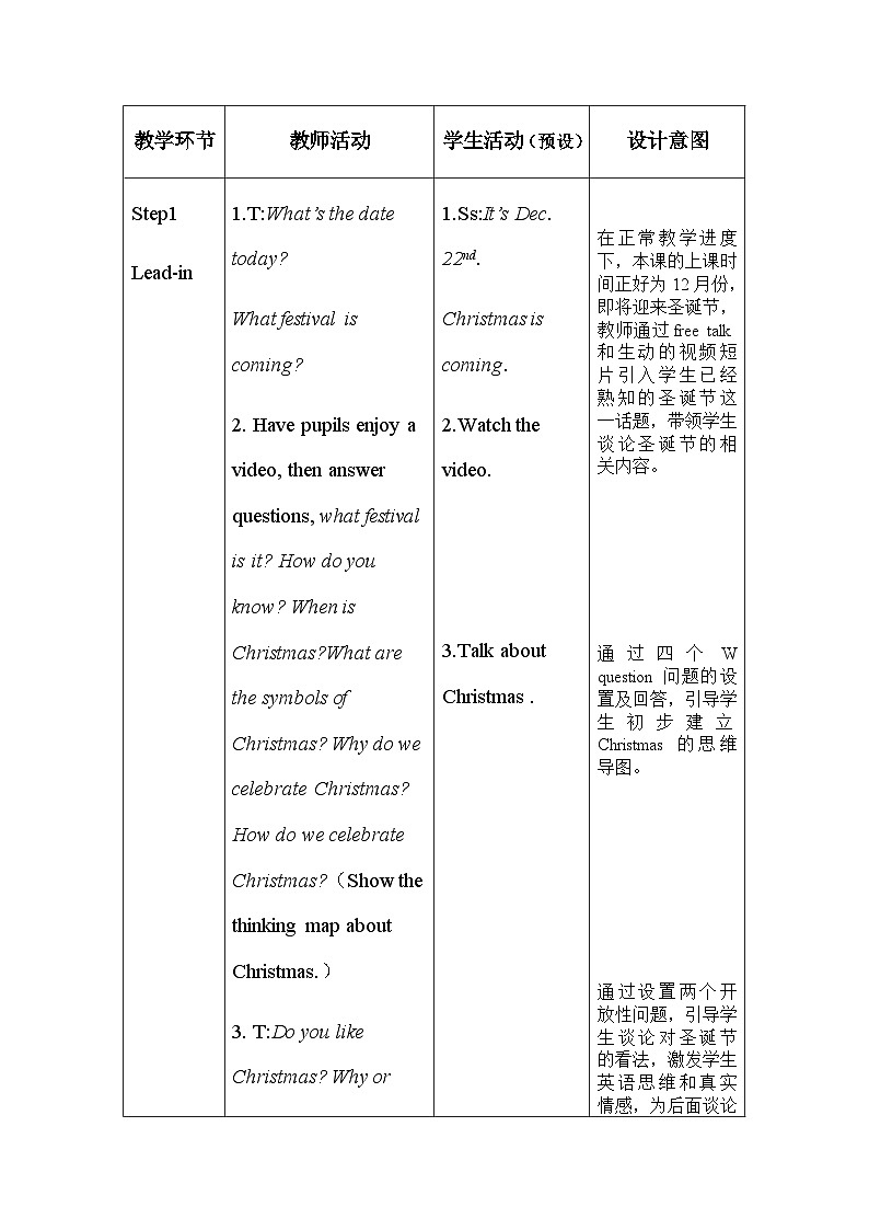 川教版（三年级起点）小学六年级英语上册 Unit3 Lesson 2 Thanksgiving Day  教案4第3页