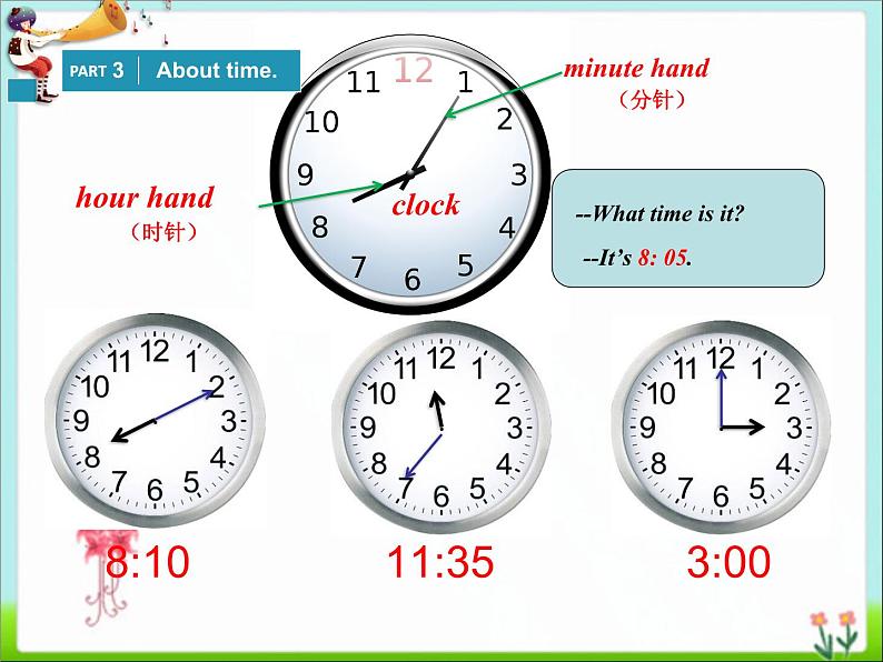 川教版（三年级起点）小学六年级英语下册 Unit2 Lesson 1 When do you get up   课件04