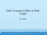 川教版（三年级起点）小学六年级英语下册 Unit3 Lesson 2 How is New York   课件1