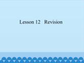 科普版（三年级起点）小学英语三年级下册 Lesson 12   Revision   课件