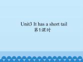 牛津译林版小学二年级英语上册 Unit3 It has a short tail   课件