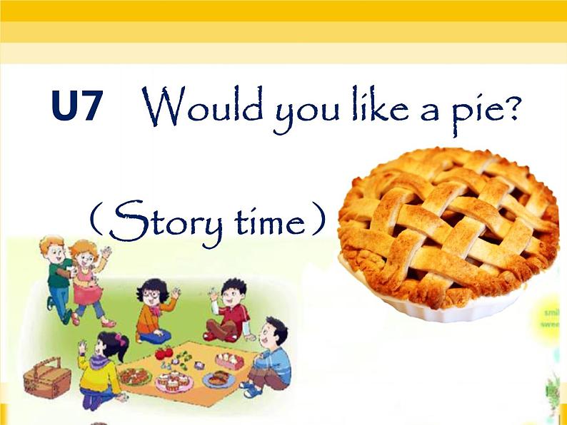 牛津译林版小学三年级英语上册 Unit 7 Would you like a pie   课件401