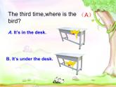 牛津譯林版小學(xué)三年級(jí)英語(yǔ)下冊(cè) Unit 4 Where's the bird   課件