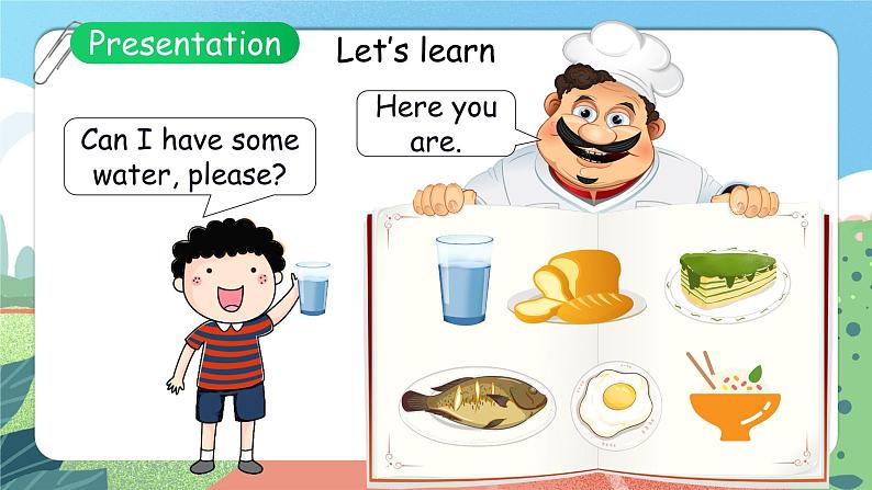 【核心素养目标】人教版PEP小学英语 三年级上册 Unit 5 Let's eat  Part B Let’s learn ＆ Let’s do 课件+教案+练习（含教学反思和答案）07