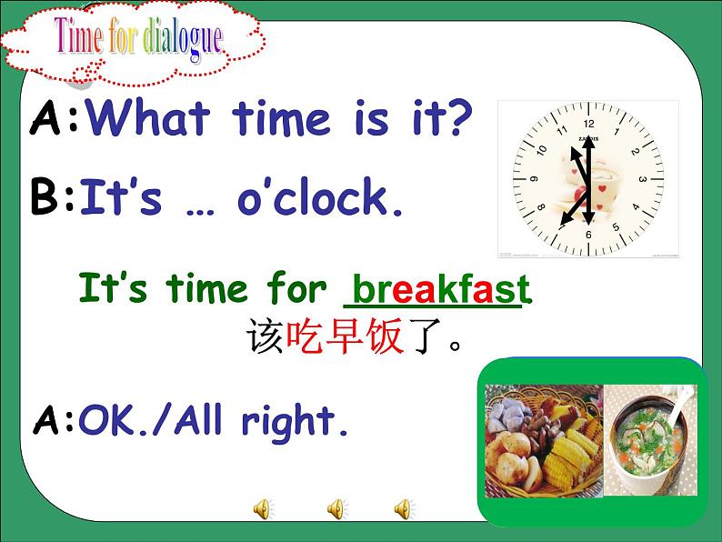 牛津译林版小学三年级英语下册 Unit 6 What time is it   课件07