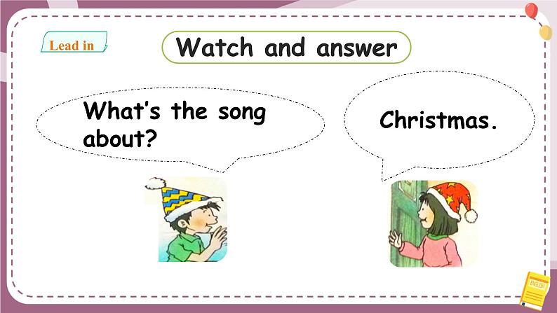 Lesson U Merry Christmas!课件第3页