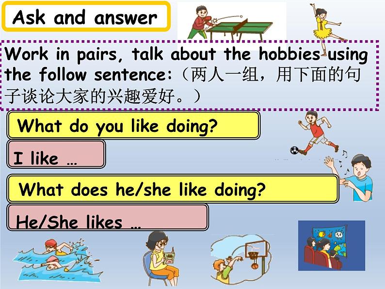 牛津译林版小学五年级英语上册 Unit 4 Hobbies   课件第3页