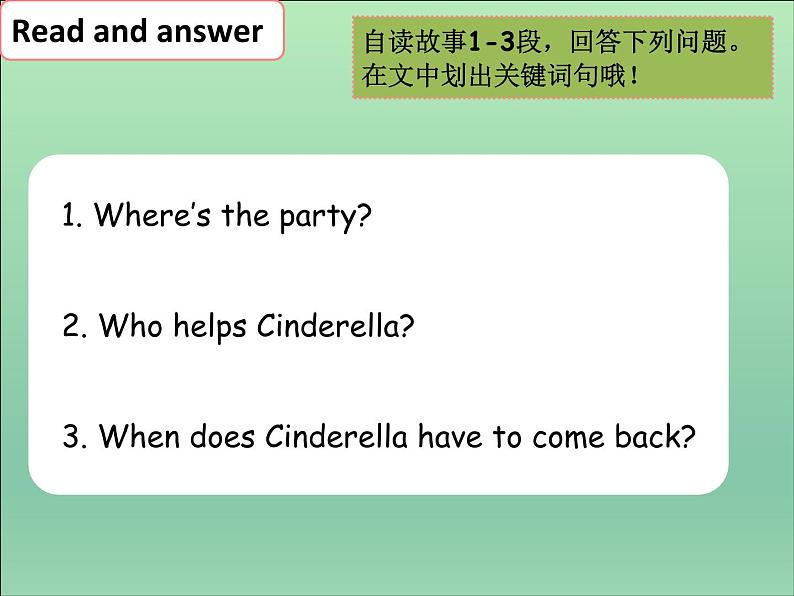 牛津译林版小学五年级英语下册 Unit 1 Cinderella   课件03