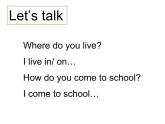 牛津译林版小学五年级英语下册 Unit 2 How do you come to school  课件1