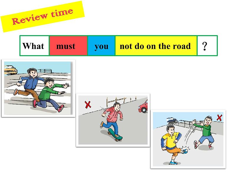 牛津译林版小学六年级英语下册 Unit 4 Road safety  课件103