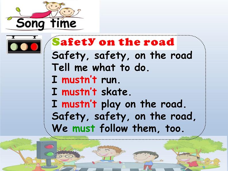 牛津译林版小学六年级英语下册 Unit 4 Road safety  课件204