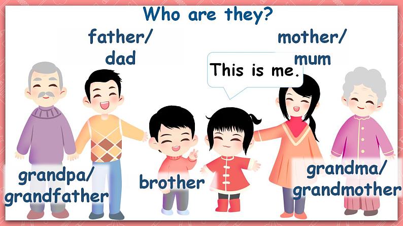 Unit6 Meet my family A let's learn 课件第4页