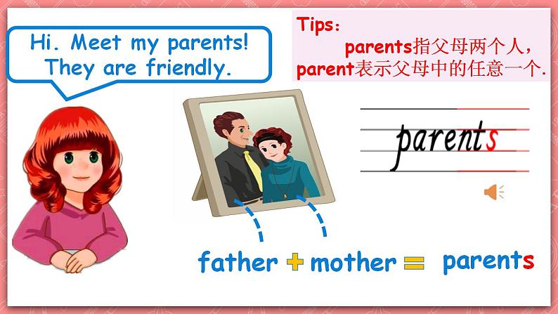 Unit6 Meet my family A let's learn 课件第8页