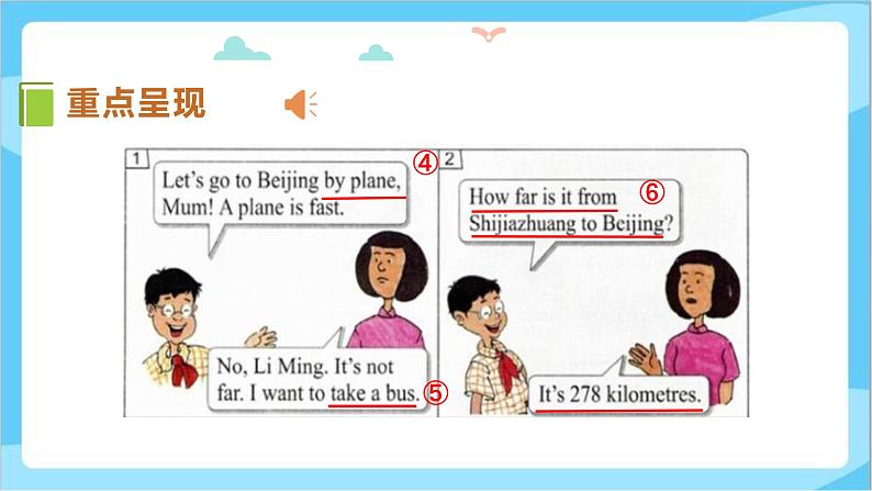 冀教版（三起）英语五上 --Unit3 Lesson16 How Can We Go to Beijing  课件+教案+练习05