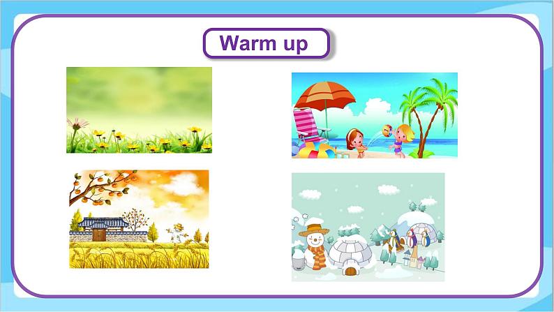 Unit 3 Lesson 17 I Like All Seasons!  课件+教案  冀教版（三起）英语六上03