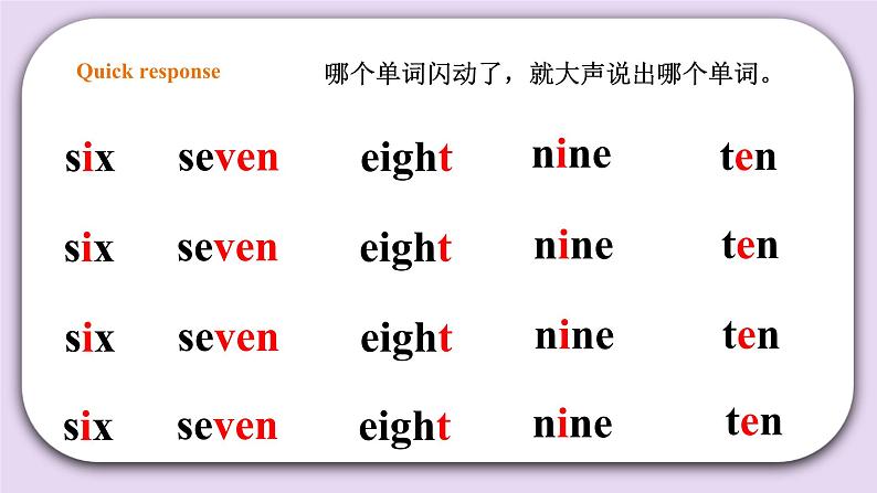 人教版新起点一年级上册英语课件Unit 4 Numbers Lesson 3 课件05