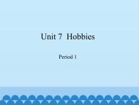 英语三年级下册unit7 Hobbies示范课课件ppt