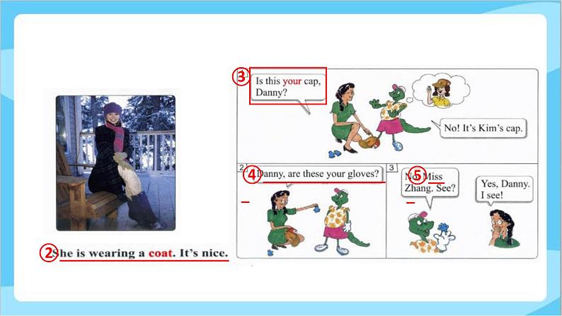 冀教版（三起）英语四年级上册-Unit1 Lesson 3 Coat and Scarf 课件+教案+练习05