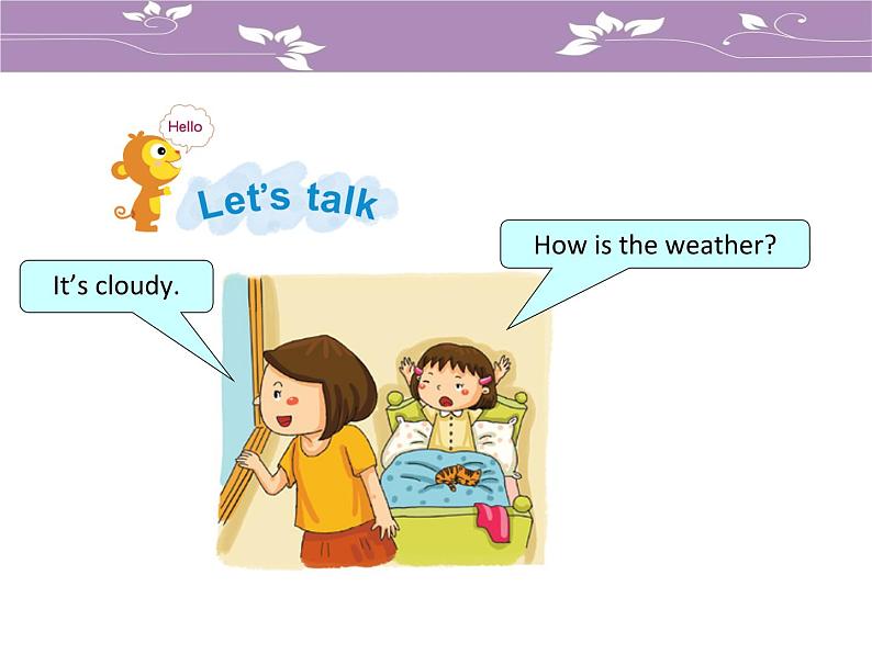 牛津上海版（试用本）小学一年级英语下册 Unit 3 Unit 2 Weather  课件第3页