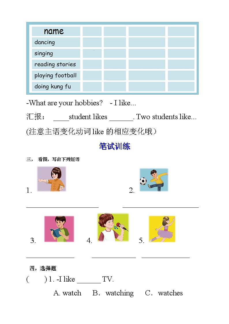 人教PEP版六年级上册 Unit 4 I have a pen pal PA Let's learn 课件+练习+动画素材02